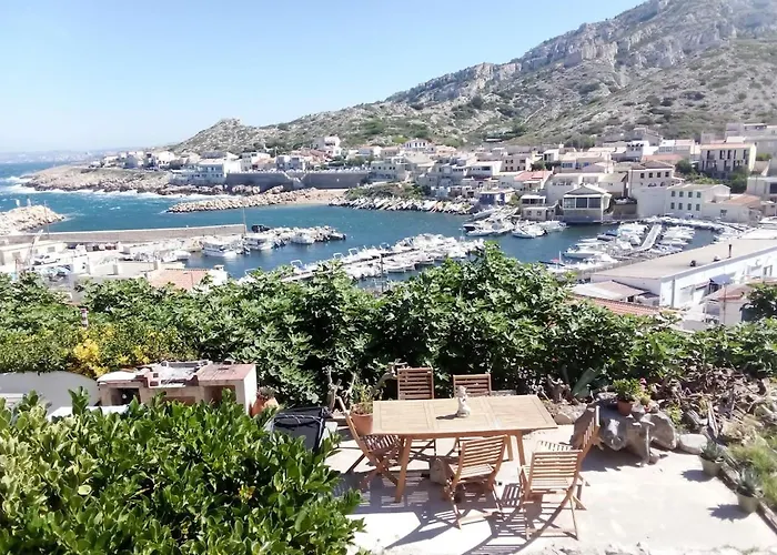 Maison Vue Magistrale Sur Le Port Et Calanques Des Goudes Marseille